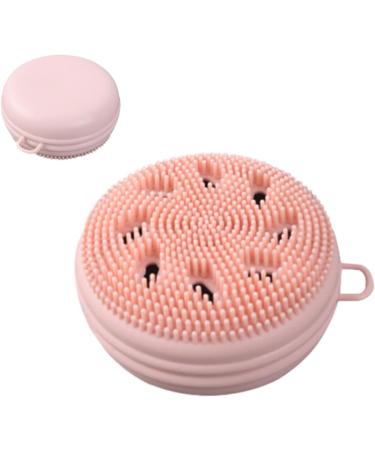 Silicone Face Massager Brush Super Soft Face Scrub Brush with Soft Bristles Smart Face Scrubber Exfoliator Manual Face Wash Scrub for Face Skincare Anti Agging Skin Cleanser Makeup Tool Pink - Buy Online on SooperMarket.com