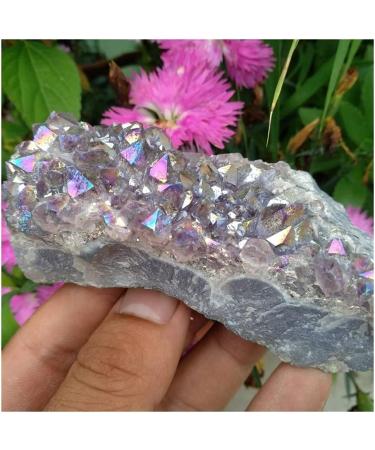 Amethyst Rough Stone for 180g Gold Titanium Purple Rainbow Amethyst Bismuth Crystal Cluster Brazil HOMEZHOU - Buy Online on SooperMarket.com