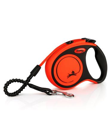 flexi retractable leash Xtreme - Tape Leash Orange - S black orange S