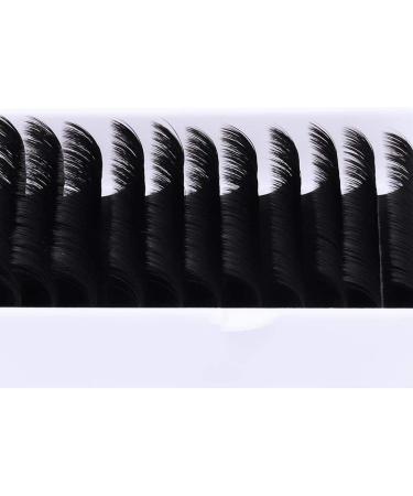 Fadlash Easy Fan D Curl 0.07 19mm Single Russian Eyelashes Extensions - Natural Look Blooming Lashes - 19mm 0.07-D - Buy Online on SooperMarket.com