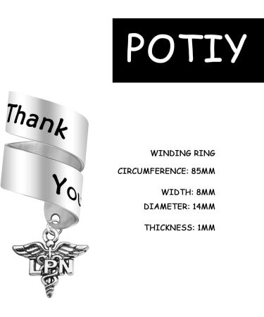Buy POTIY Stethoscope ID Tag for LPN - Perfect Gift for Licensed Practical Nurses | Nurse Life Essentials - Buy Online on SooperMarket.com