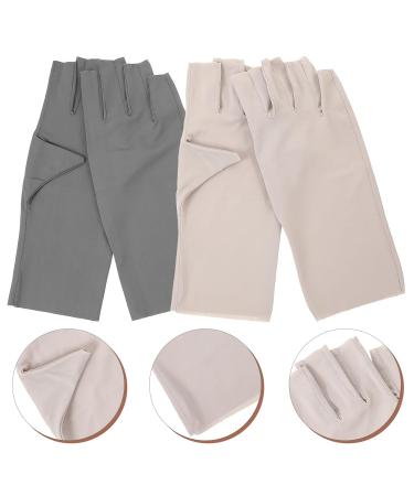 POPETPOP 2 Pairs Gel Nail Lamp UV Gloves Anti UV Manicure Gloves Nail UV Protection Gloves for Salon - Buy Online on SooperMarket.com