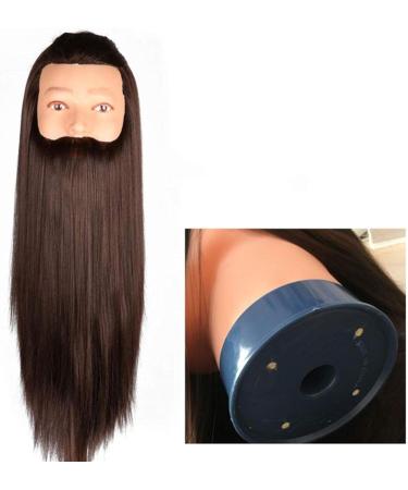 Adjustable Tailor Puppet Female Hairdressing Head | Real Hair Styling Dummy - Black - Buy Online on SooperMarket.com