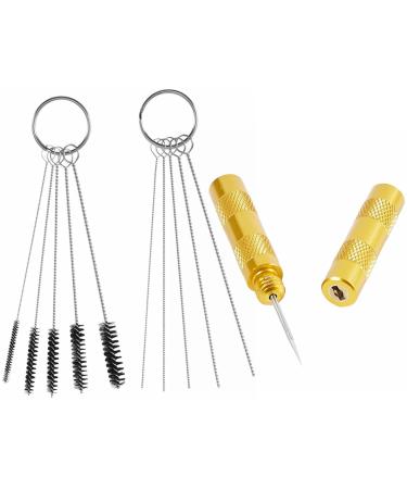 ABEST 3 Set Airbrush Spray Cleaning Repair Tool Kit Stainless steel Needle Brush Set
