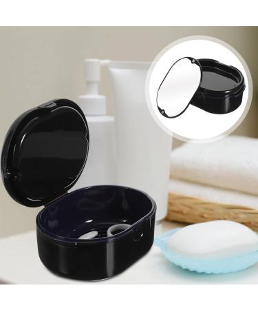 Denture Cleaning Kit with Retainer Case and Remover Tools - Ideal for Home, Office, School, and Travel - Black - Buy Online on SooperMarket.com