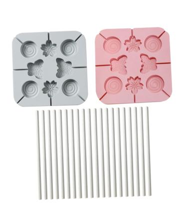 MAGICLULU 1 Set Lollipop Mold Silicone Molds Silicone Baking Molds Chocolate Baking Mold Child Square Tool