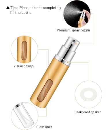 BELEVO Travel Perfume Atomiser Refillable 3 Pcs Perfume Travel Bottle For Toiletries 5 Ml Refillable Perfume Bottle Mini Spray Bottle Suitable For Men And Women Travel Essentials Blue - Buy Online on SooperMarket.com