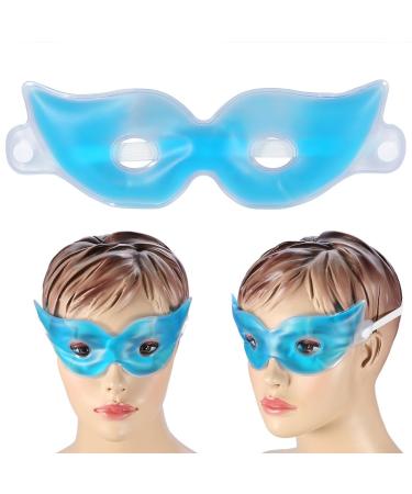 Eye mask cooling reusable gel mask with visual holes Gel mask cooling glass
