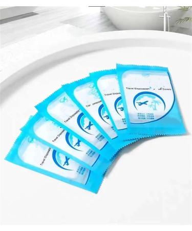 Biodegradable Disposable Plastic Toilet Seat Cover Disposable Paper Toilet Seat Covers for Travel Toilet Seat Waterproof and Non Slip Independent Packaging (30PCS) - Buy Online on SooperMarket.com