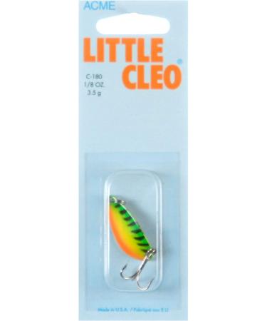 Acme Little Cleo 1/8 oz Fire Tiger Fishing Terminal Tackle - Buy Online on SooperMarket.com