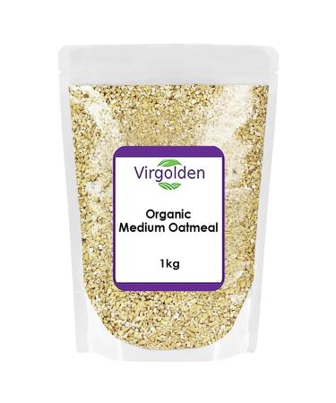 Organic Medium Oatmeal 1kg by Virgolden Organic