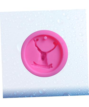 HAPINARY DIY Reindeer Candy Mold Chocolate Candy Molds Xmas Candy Cakesicles Mold Candles for Cake Christmas Candle Moulds Christmas Chocolate Molds Chocolate Silicone Molds 3D Gift Soap Violet 9.00X9.00X2.70CM - Buy Online on SooperMarket.com