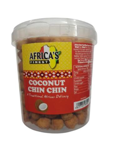 Africas Finest Chin Chin Coconut 950g Box of 4-Fd