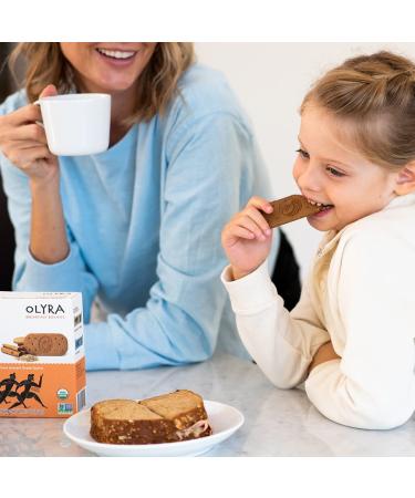 Buy Olyra Organic Cinnamon Tahini Breakfast Biscuits - 5.3 OZ | Healthy Snack - Buy Online on SooperMarket.com
