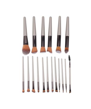 Makeup Brush Set 18 Pieces Soft Powder Cosmetic Applicator Eyeshadow Blush Eyelashes