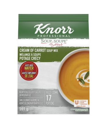 Knorr Professional Cream Carrot Soup Mix Gluten Free Cream Carrot 591 g (Pack of 1)