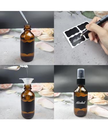 Buy Liyuabu 60ml Brown Spray Bottles - Refillable Travel Perfume & Essential Oil Containers | Set of 3 Fine Fog Nozzle for Aromatherapy Hair & Cleaning - Buy Online on SooperMarket.com