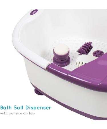 Shop Homedics Deep Soak Luxury Foot Spa - Circulatory Foot Bath with Massage Inserts Pedicure Attachment & Water Heating - Buy Online on SooperMarket.com