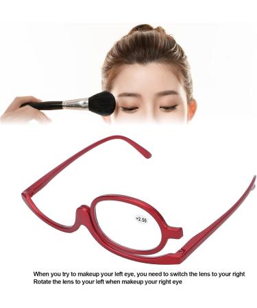 Jiawu Magnifying Makeup Glasses for Women - Flip Up Eye Makeup Tool (+3.00) | Essential Magnifying Glasses for Flawless Makeup Application - Buy Online on SooperMarket.com