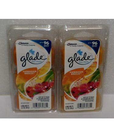 (2 Pack) Glade Limited Edition - Hawaiian Breeze - Wax Melts 6 each