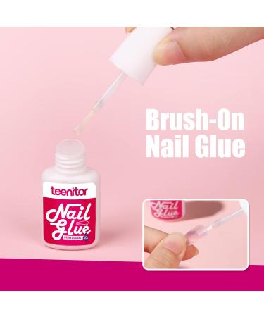 Teenitor Almond Press on Nails Set - 4 Styles, Medium Length, Matte Finish, Full Cover Acrylic False Nails with Glue and File - for Women and Girls - Buy Online on SooperMarket.com