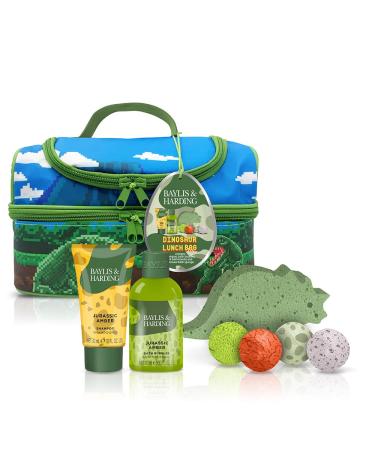 Baylis & Harding Dinosaur Lunch Bag Gift Set (Pack of 1) - Vegan Friendly