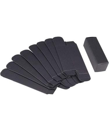 BENECREAT 50 Pack Black Kraft Paper Lipstick Box for Wedding Packaging - 3.5x1x1 Inch (Pack of 50) - Buy Online on SooperMarket.com