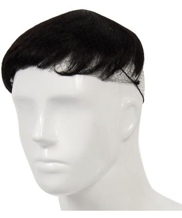 2X Men's Handmade Wigs Natural Fluffy Invisible Replacement Hairpiece Men's Overhead Replacement Block - Buy Online on SooperMarket.com