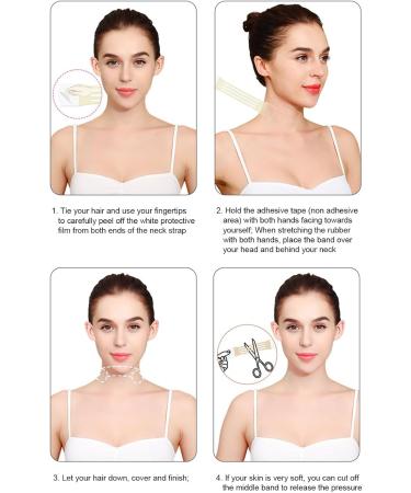 Face Neck Lifting Tape Invisibled Elastic Bands Replacement Tapes Instantly Lift Enhancing Firmness Waterproof Rubber Face Lifting Adhesive Tape for Smoothness Tightness - Buy Online on SooperMarket.com
