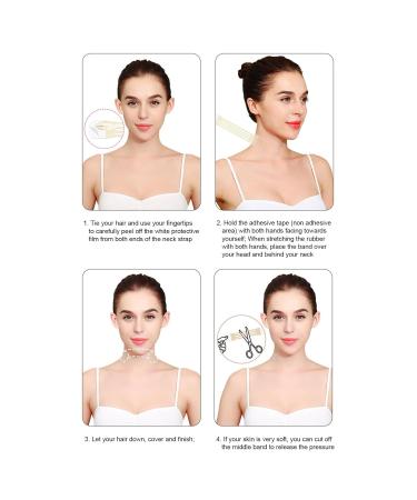 Neck Stickers - 20 Pack Skin-Friendly Tapes to Lift & Conceal Double Chin | Improve Sagging Skin - Buy Online on SooperMarket.com