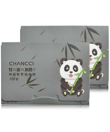 200 Sheets Blotting Paper Sheets Oil Control Paper for Face Blotting Paper Sheets for Makeup Oil Blotting Sheets for Face Natural Premium Oil Absorbing Sheets 60 * 90mm (Bamboo Charcoal)