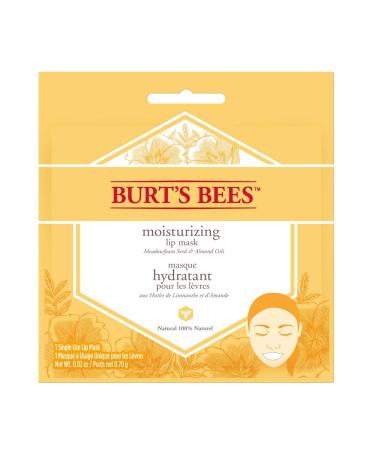 Burt's Bees 100 Percentage Natural Moisturizing Lip Mask Conditioning Lip Care with Meadow Foam Seed and Almond Oils