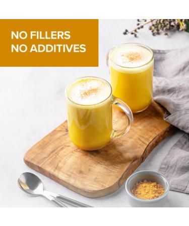 VAHDAM Turmeric Ginger Latte Mix (40 Cups 3.53oz) Caffeine-Free Golden Milk Powder With Curcumin Black Pepper & Ginger | Brew Hot/Iced Tea Or Turmeric Latte - Buy Online on SooperMarket.com
