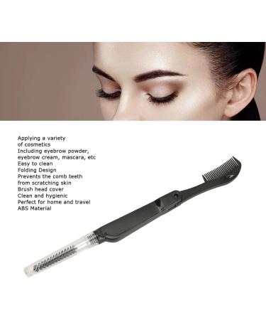 Double Head Eyebrow Eyelash Shaper with a Comb and a Brush Folding Portable Eyelash Comb Eyebrow Brush Professional Eye Brow Brush and Spoolie Brush Set for Women Girls - Buy Online on SooperMarket.com