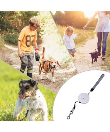 Shop Mioyoow Pet Dog Roller Leash - 3M Automatic Retreat Leash with Reflective Rope for Small Dogs & Cats - Pink - Buy Online on SooperMarket.com