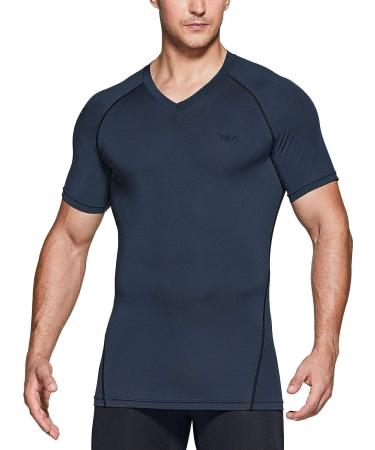 TSLA Men's Tactical Cool Dry Compression Shirt - Charcoal, Large - Buy Online on SooperMarket.com