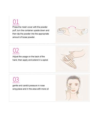 Soft Mat Loose Powder - Transparent Fixing Powder for Matte Finish Oil Control & Moisturizing Makeup (02# Ivory White) - International Shipping Available - Buy Online on SooperMarket.com