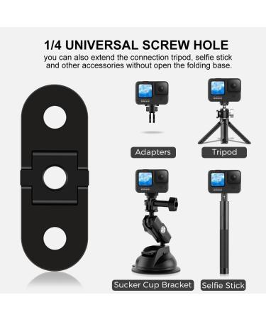 ParaPace Folding Fingers for GoPro Hero 11/10/9/8 Black & Max - Replacement Magnet Mount with Tripod Port for Handle Monopod - Buy Online on SooperMarket.com