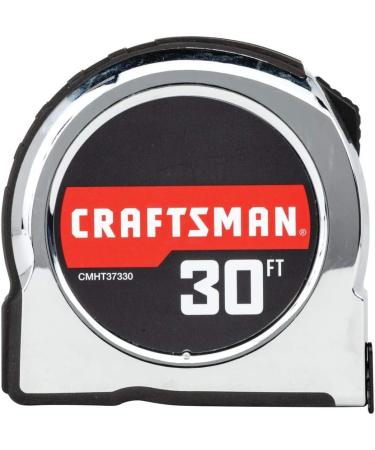 CRAFTSMAN Chrome Classic 30-Foot Tape Measure (CMHT37330S) - Buy Online on SooperMarket.com