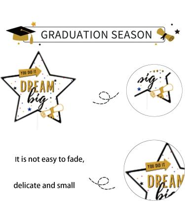 24 Pcs Graduation Season Themed Cupcake Toppers Cake Topper Graduation Party Cake Decorations Party Decorations For Graduation Season Themed Congrats Graduation Party Supplies - Buy Online on SooperMarket.com