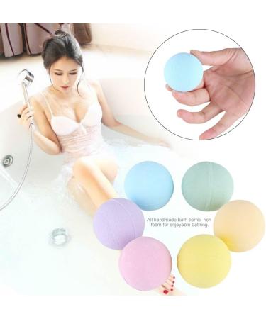 Handmade Spa Aromatherapy Bath Bomb Set | 6pcs Moisturizing Essential Oil Bath Balls for Relaxation and Dry Skin Relief - Buy Online on SooperMarket.com