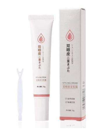 Neyeau Double Eyelid Styling Cream Double Eyelid Shaping Cream Long Lasting Waterproof Invisible Double-Fold Eyelid Cream with Y Stick Creating a Natural Double Eyelid Fold