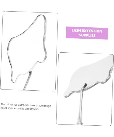 DOITOOL Grafting Eyelash Mirror - Portable Handheld Makeup & Lash Extension Mirror | 18x6.2CM for Salon Use - Buy Online on SooperMarket.com