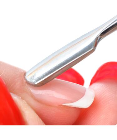 Mylee Stainless Steel Dual Tool Cuticle Pusher & Nail Cleaner - Buy Online on SooperMarket.com