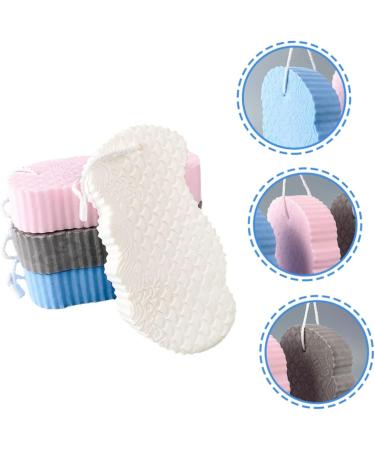 Belliffy 4pcs Bath Sponge Body Scrubber for Kids - Exfoliating Spa Shower Tool for Infants - PVA Soft Material - Buy Online on SooperMarket.com