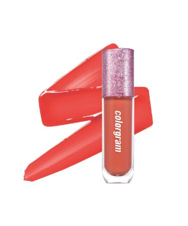 COLORGRAM Thunderbolt Tint Lacquer - 09 Soft Tok | Moisturizing, High Pigment, Vivid Color, Long-Lasting, Lightweight Lip Stain with Argan Oil, Hydrating Lips, Girls Makeup, 0.2 fl.oz, 4.5g