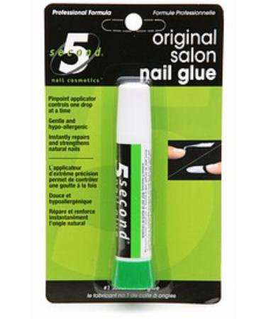 5 Second Salon Nail Glue 0.07 oz (Pack of 3)