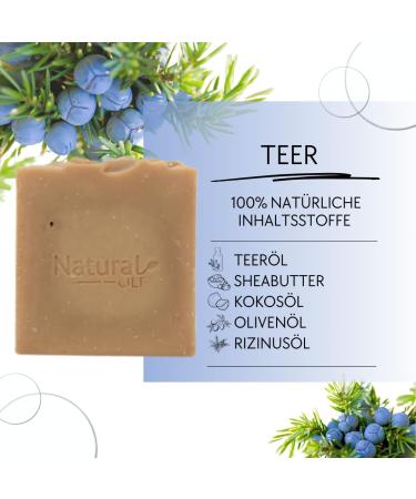 3x Natural Cilt Juniper Soap - 100% Handmade Soap for All Skin Types - Certified Natural Ingredients - Eco-Friendly Shower Gel - Perfect Gift (3 Pack) - Buy Online on SooperMarket.com