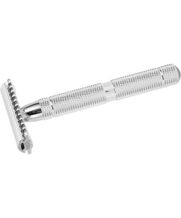 Hztyyier Manual Safety Razor - Rustproof Aluminum Ergonomic Handle Easy to Clean - Perfect Gift for Shaving Enthusiasts - Buy Online on SooperMarket.com