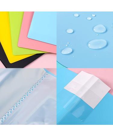 Diamond Painting Storage Book | 40 Clear Pocket Sleeves | Art Portfolio for 30x40 cm Presentation | Blue - Buy Online on SooperMarket.com